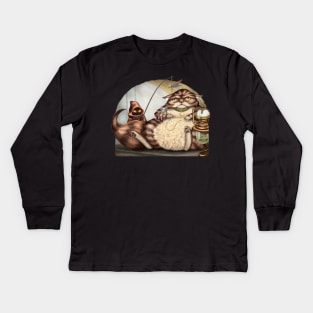 Jabba the Cat Kids Long Sleeve T-Shirt